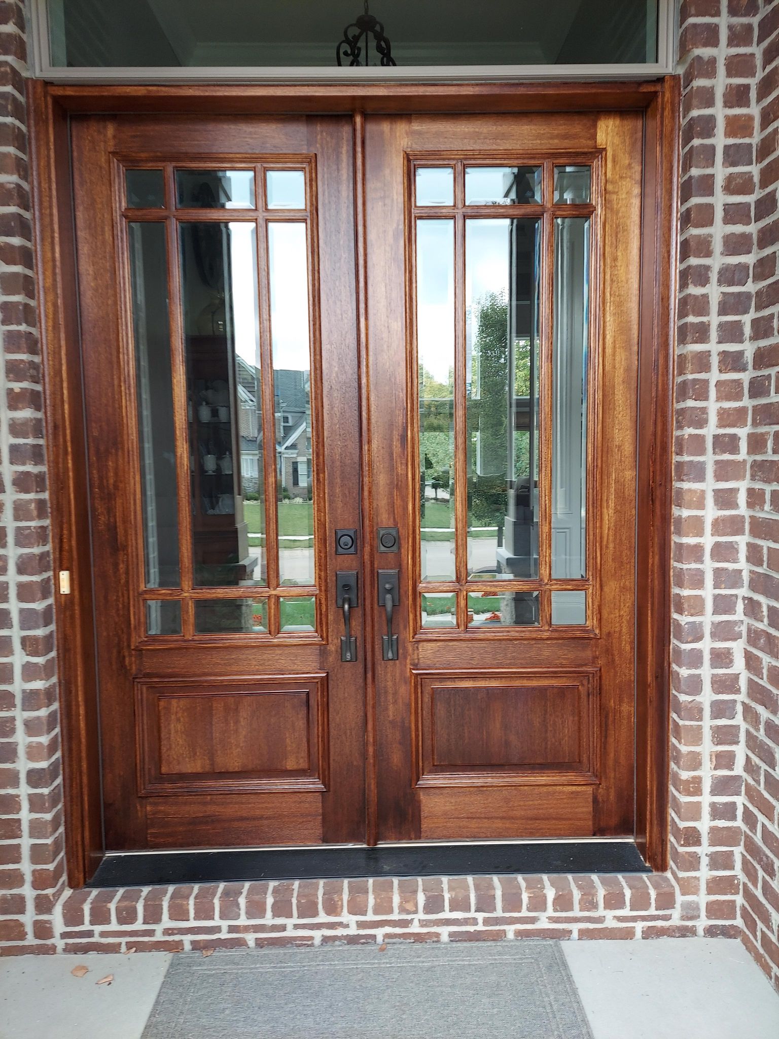 Door staining refinishing in SouthLebanon, Ohio